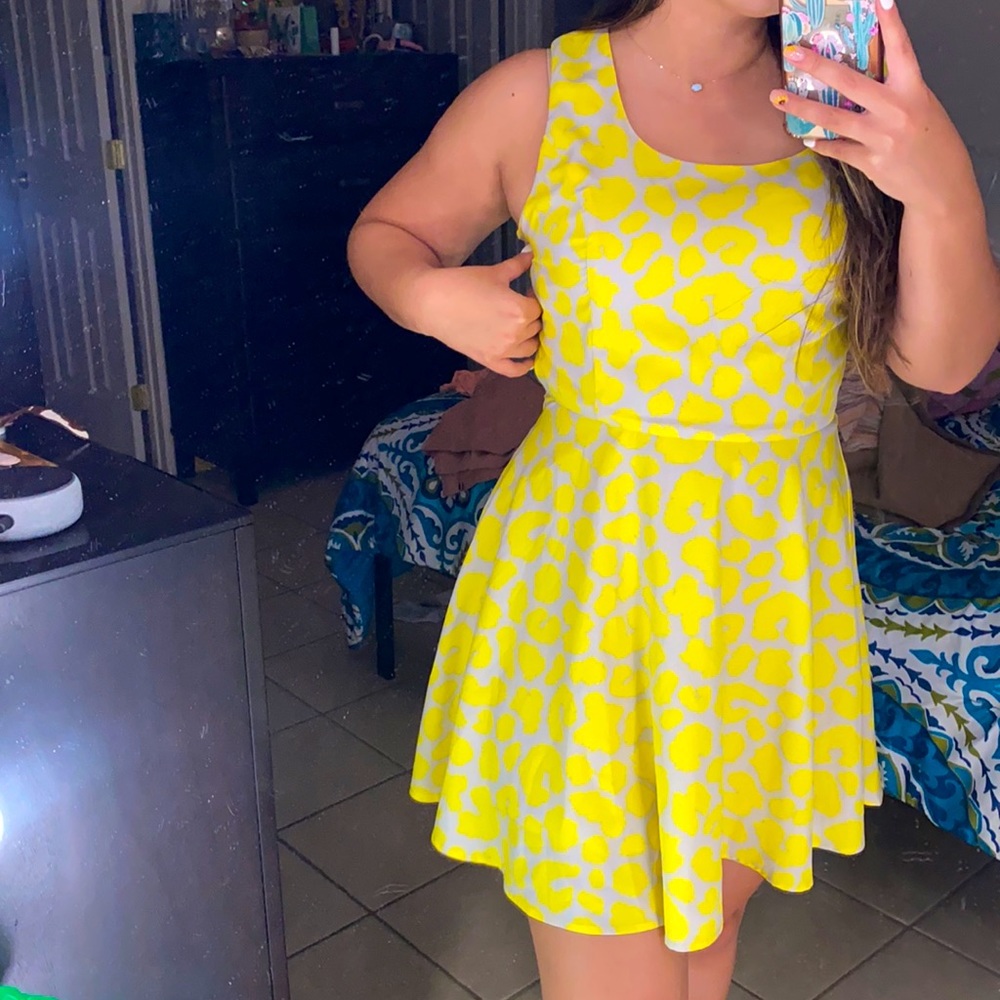 Leopard print dress